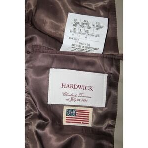 HARDWICK Tennessee Men's 41R Cotton Elastane Blazer USA Made 2B 1 Vent